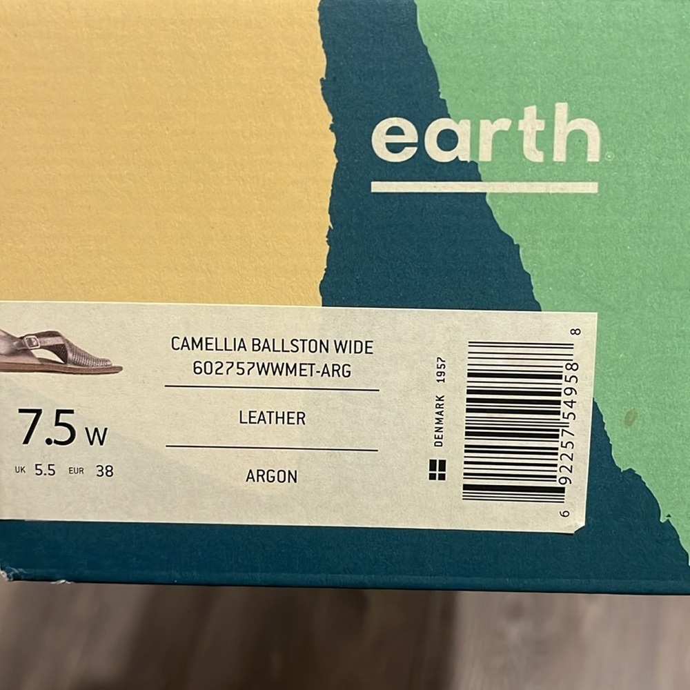 Earth Ballston Argon Metallic Leather 7.5 W - Picture 10 of 12